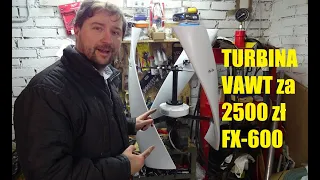 Test Turbin Wiatrowych - Turbina VAWT FX600/800/1000/2000. Wymarzona Turbina ;) - ODCINEK 8