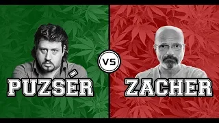 Puzsér Róbert és Zacher Gábor vitája a marihuána legalizálásáról
