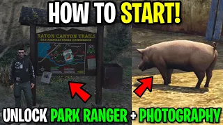 How To Start ANIMAL PHOTOGRAPHY EVENT & Unlock PARK RANGER In GTA 5 Online Weekly Update! (Location)