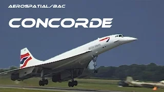 Concorde Take off and Landings at the Fairford Airshow 1997-1998