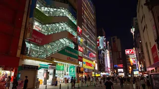 Night Walk in Tokyo Akihabara @ 5.7K 360° VR / Aug 2020