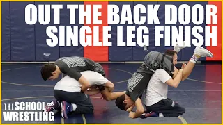 Out The Back Door Single Leg Finish - The School of Wrestling Technique