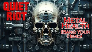 Metal Health (Bang Your Head) by Quiet Riot - lyrics as images generated by an AI