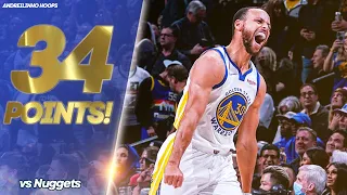 Stephen Curry 34 POINTS vs Nuggets! ● Full Highlights ● 10.03.22 ● 1080P 60 FPS