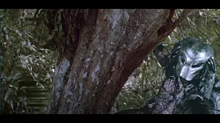 depredador (1987) el depredador aparece sin su camuflaje.