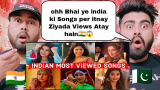 Top 75 Most Viewed Indian Songs On Youtube Of All Time | Most Watched Indian Song | Pakistani React