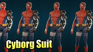 CYBORG Spider Man Suit in Spider Man PS4 Free Roam Gameplay DLC HD