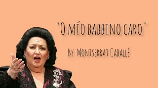 O Mio Babbino Caro | Montserrat Caballé | Lyrics