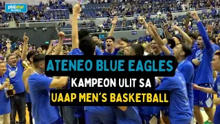 Ateneo's winning moment during the UAAP finals