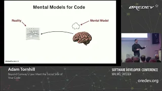 Adam Tornhill - Beyond Conway's Law: Meet the Social Side of Your Code | Øredev 2018
