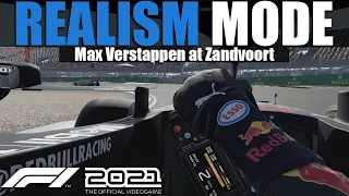 F1 2021 Realism Mode - Max Verstappen - Netherlands