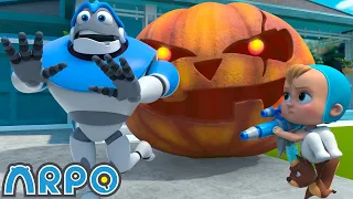 Night of the Living Pumpkin | ARPO The Robot | NEW VIDEO | Funny Cartoons for Kids | Arpo and Daniel