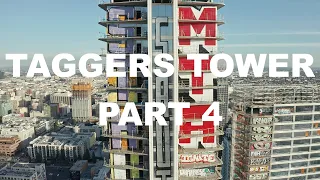 LA's Urban Masterpiece: Oceanwide Plz Tower Evolution | Graffiti High-Rise & Skyscraper Part 4 (4K)