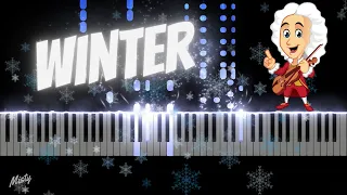 Vivaldi - Winter (1st Movement) (Four Seasons) || Piano