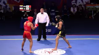 2nd SportAccord World Combat Games (2013) - Wushu (Sanda) - Men's 75kg Round Robin 1