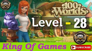 100 Worlds: Room Escape Game Level 28 | Let's play @King_of_Games110 #gaming #shortsvideo