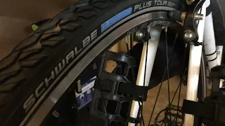 Schwalbe Marathon Plus Tour Tires on Trek FX3