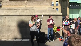 Newcastle Green Party at Climate Change Strike (September 2019)
