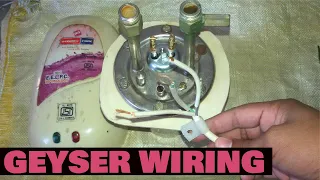 How to do wiring connections of instant geyser | geyser wiring | geyser ki wiring kese kare