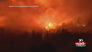 Montana wildfires prompt evacuation