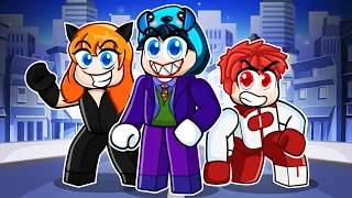 Roblox but We Became The STRONGEST SUPERVILLAINS With Crazy Fan Girl!