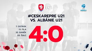 Sestřih: Česko U21 4:0 Albánie U21 (Kvalikace na EURO do 21 let)