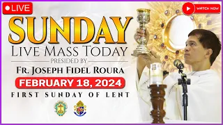 SUNDAY FILIPINO LIVE MASS TODAY ONLINE ||  FEBRUARY 18, 2024 || REV. FR. JOSEPH FIDEL ROURA