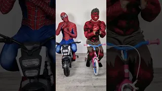 Red Hulk and Spiderman Patli Kamariya More hi hi #shorts