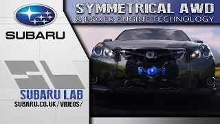 Subaru How It Works (Animation): Symmetrical All-Wheel Drive and Boxer Engine Technology