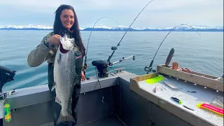 Trolling Salmon Fishing in Alaska 2021 Homer Winter King Salmon Tournament! Entered 2 Fish In Derby!