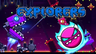 Explorers 100% (Demon) By: Mathicreator and SwitchstepGDYT. Geometry Dash 2.205