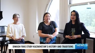 Dimash dears on KZ tv, about learning KZ culture