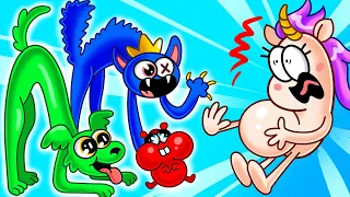 RAINBOW FRIENDS ARE PETS | Avocado Adopted And Rise A Strange Baby | Cat vs Dog by Avocado Family