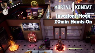 Mortal Kombat 1 - Invasions Mode Exclusive 20 min Play Through Johnny Cage's Mansion