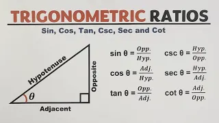 The Six Trigonometric Ratios of Right Triangle - Trigonometry (Grade 9 4th Quarter)