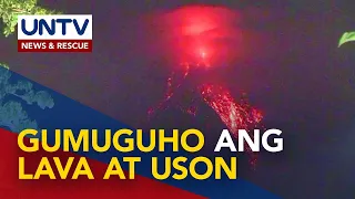 Lava at uson mula sa Mayon, patuloy na humahaba; 7-8km danger zone, evacuation, irerekomenda