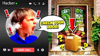 **ANGRY** HACKER SENDS A PACKAGE TO MY HOUSE!