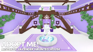 NEW Haunted house *Aesthetic & Lavender* Part 1  in adopt me! #roblox #adoptme #speedbuild