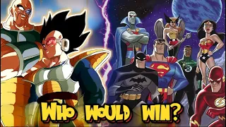 Could The Justice League Stop The Saiyans?| DCAU vs Dragonball Z