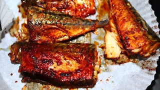 Air Fry Recipe, How To Fry Fish Without Oil | Mackerel Fish In Air Fryer