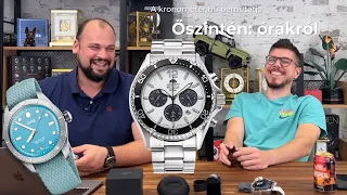 Solar kronográf Orient 125 ezerért & magyar Stripa Szíj & Oris búvár  I Őszintén: órákról