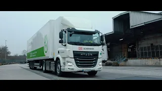 DB Schenker starts to operate with Germany’s largest hydrogen fuel-cell truck