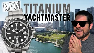 FINALLY GOT NEW TITANIUM ROLEX YACHTMASTER!! - HANDS ON REVIEW!!!