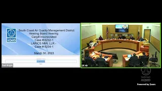 South Coast AQMD Hearing Board Hearing - March 30, 2023
