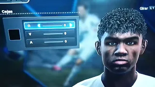 cómo hacer a lamine yamal en pes 2013 ( fc Barcelona-españa )