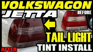 VOLKSWAGON JETTA - HOW TO TINT TAIL LIGHTS - LUXE FILM