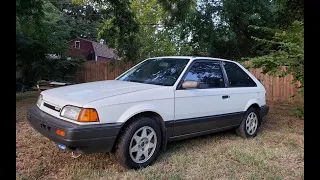 1988 Mazda 323 GTX (B6T & BF Chassis) Backyard Find and Save ! Part 2
