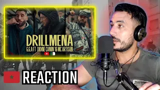 G.G.A feat Didine Canon 16 , Mc Artisan - Drillmena  [ REACTION ]