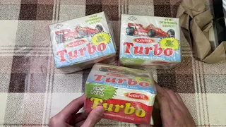 Мега-посылка!! Блоки жвачек Turbo из 90-х!!