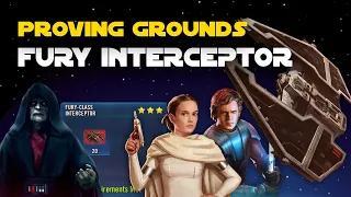 Fury Class Interceptor - Proving Grounds: SEE, Padme & GAS vs Darth Malgus | SWGOH